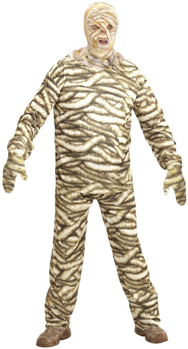 Mummie Kostuum | Afschuwelijke Mummy | Man | XL | Carnaval kostuum | Verkleedkleding